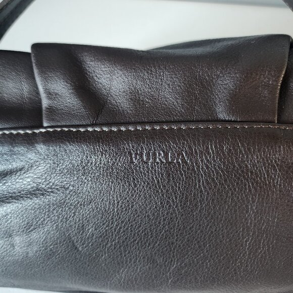 Furla Brown Fringe Bag "EUC" - Picture 9 of 16